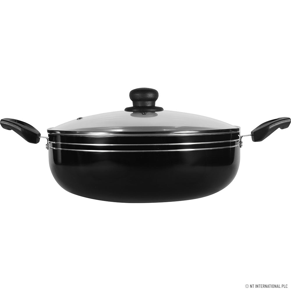 30cm Black Kadai Induction Bottom