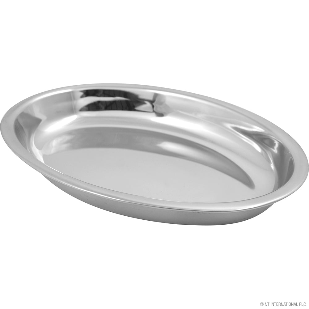 30cm Stainless Steel Oval Bowl