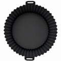 Reusable Silicone Air Fryer Liner – Round Non-Stick Baking Tray with Handles