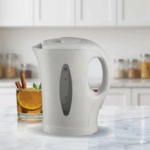 1.7L Electric Cordless Kettle 2200W Fast Boil Water Kettle with Auto Shut-Off, Washable Filter, LED Indicator, Hinged Lid, Ergonomic Handle for Home & Office Use
