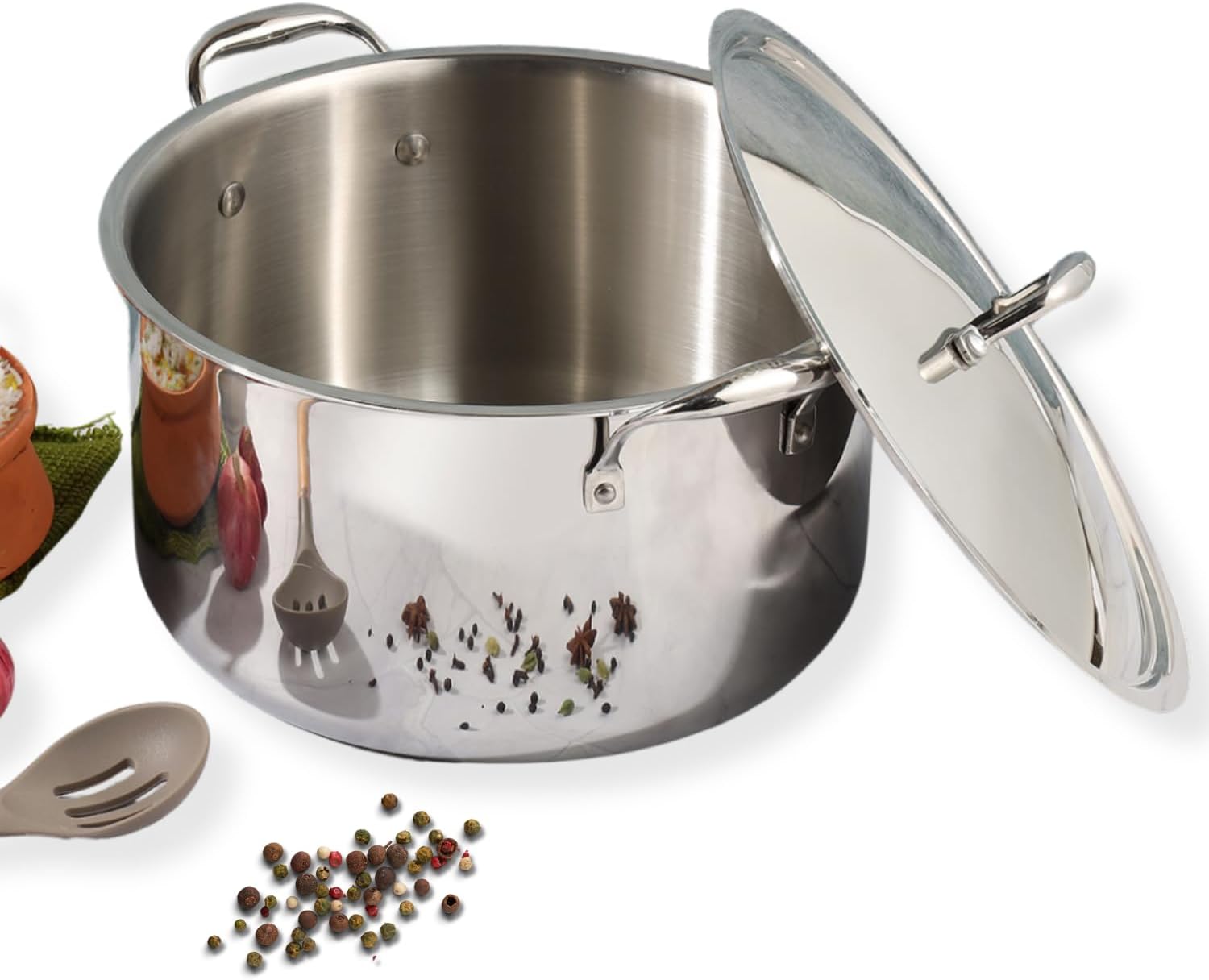 30cm Saucepot with Lid Induction Bottom