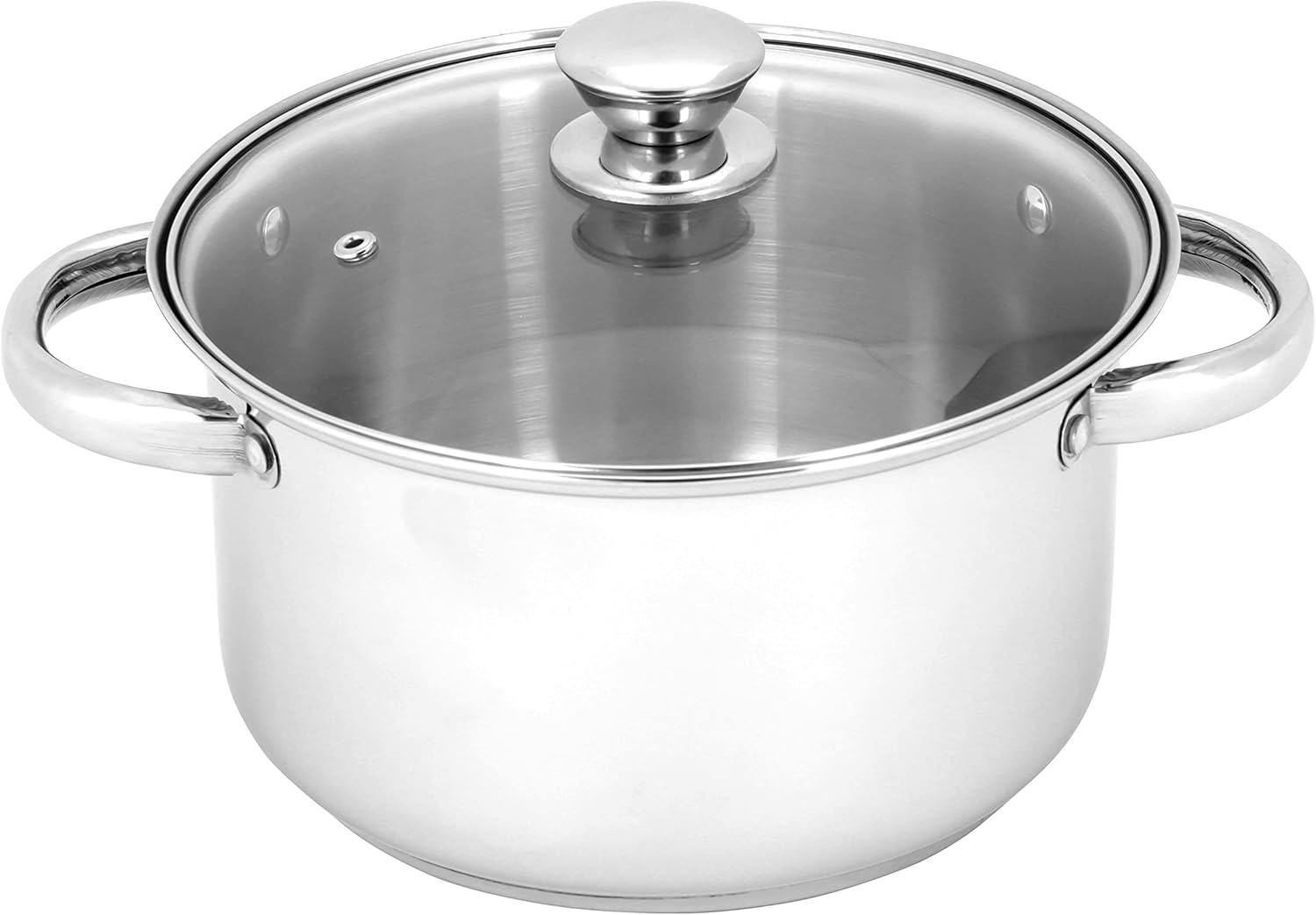 26cm Casserole with Glass Lid and Induction Base