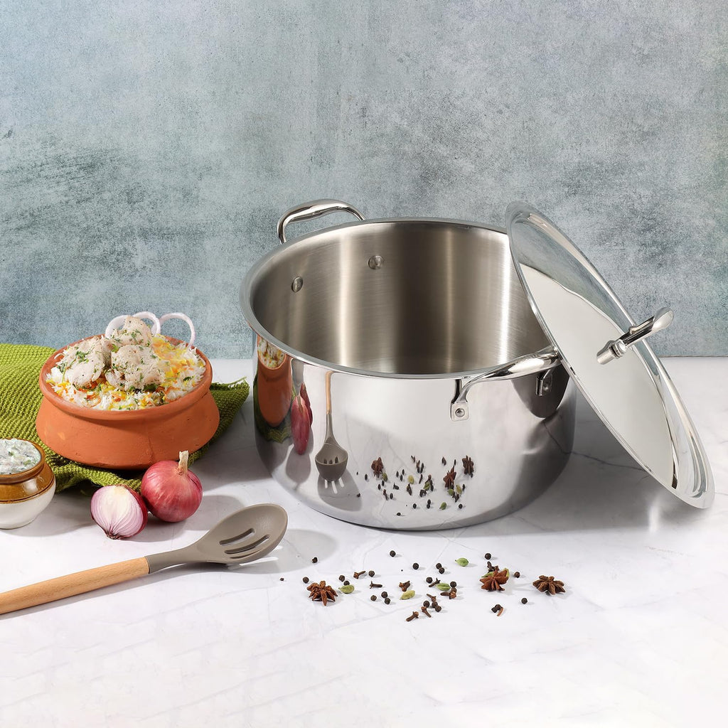 30cm Saucepot with Lid Induction Bottom