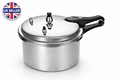 Heavy Duty Aluminium Pressure Cooker | Safety Valve | Self-Locking | 3L 5L 7L 9L 11L 13L Available