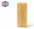 Bamboo Skewers 25cm 150 Pack | Extra Thick | Single Point | Non-Porous | BBQ Oven Party Use