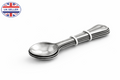 4 Piece Stainless Steel Long Handle Soda Spoons Set – Sundae Dessert Spoons for Milkshakes Ice Cream & Tall Glasses