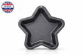 Non-Stick Gingerbread Bake Pan – Shaped Cake Baking Tin in Gingerbread Man Bear or Star Shape for Christmas and Occasion Baking