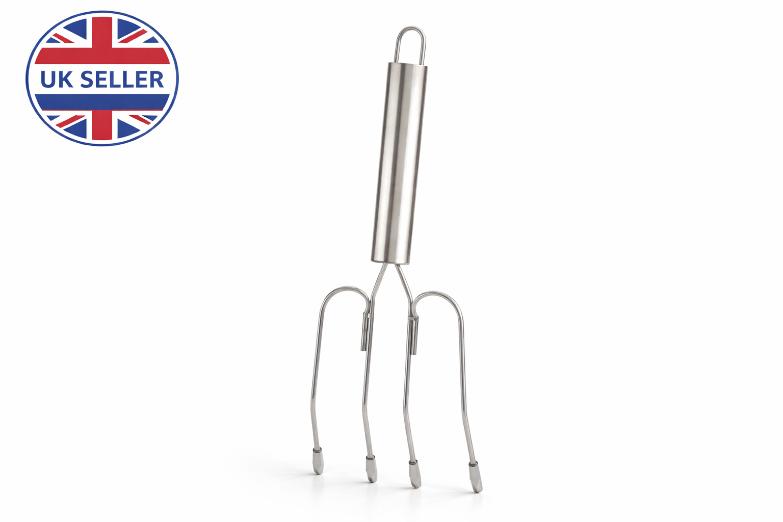 Stainless Steel Turkey Fork | BBQ Meat Lifting & Carving Fork
