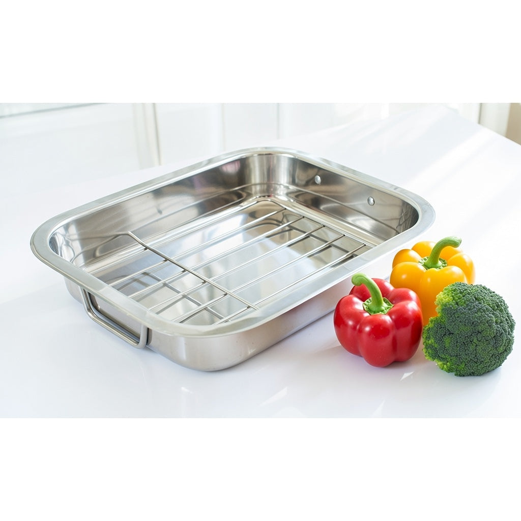 Stainless Steel Baking Tray 30cm – Oven Cooker Grill Pan
