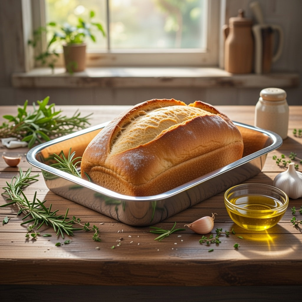 32cm Stainless Steel Baking Tray – Oven Cooker Grill Pan