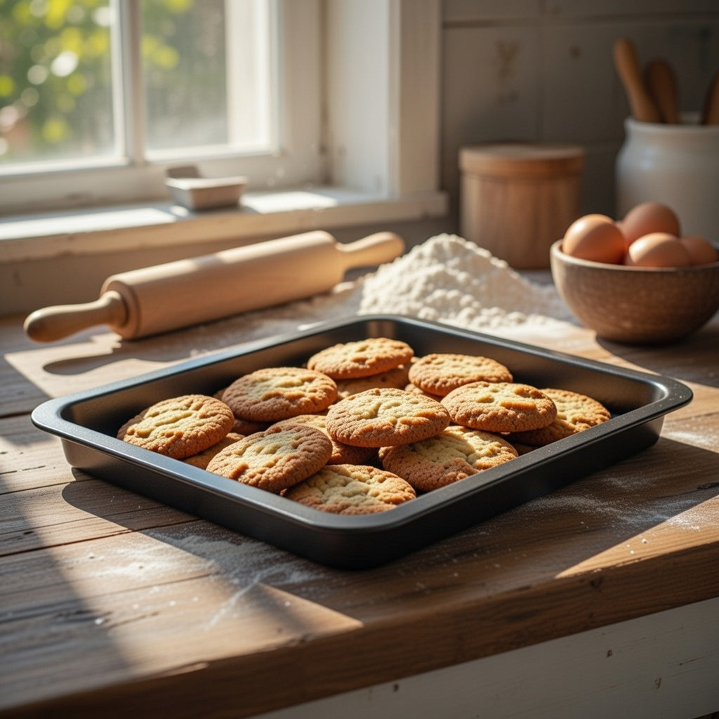 33 x 23 x 2cm Non Stick Oblong Roaster for Easy Baking and Roasting