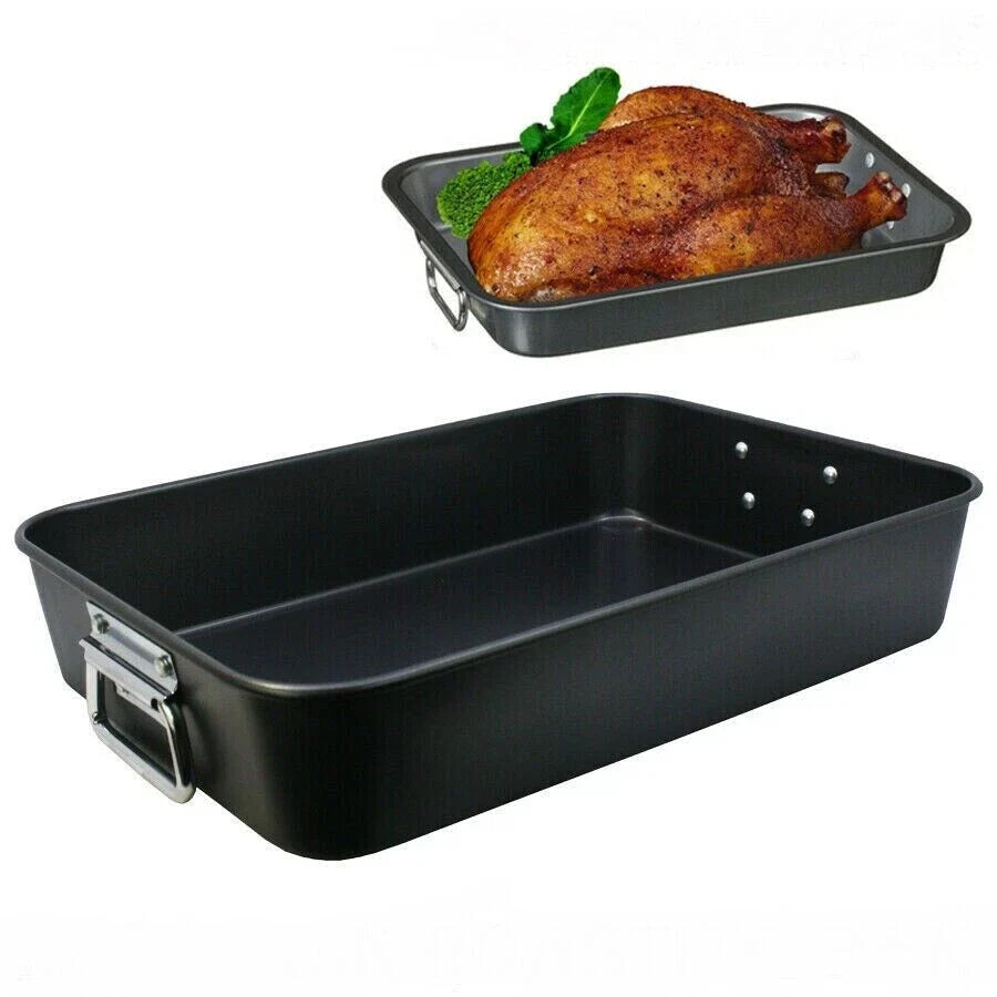 40cm x 28cm Non-Stick Roasting Tray for Oven Baking