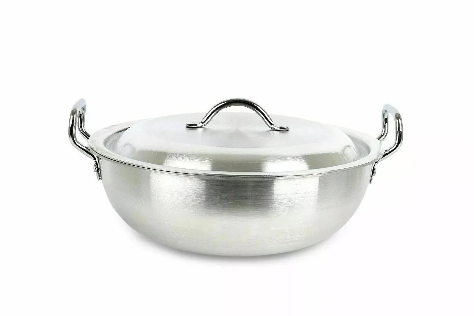 26cm Round Bottom Wok with Lid