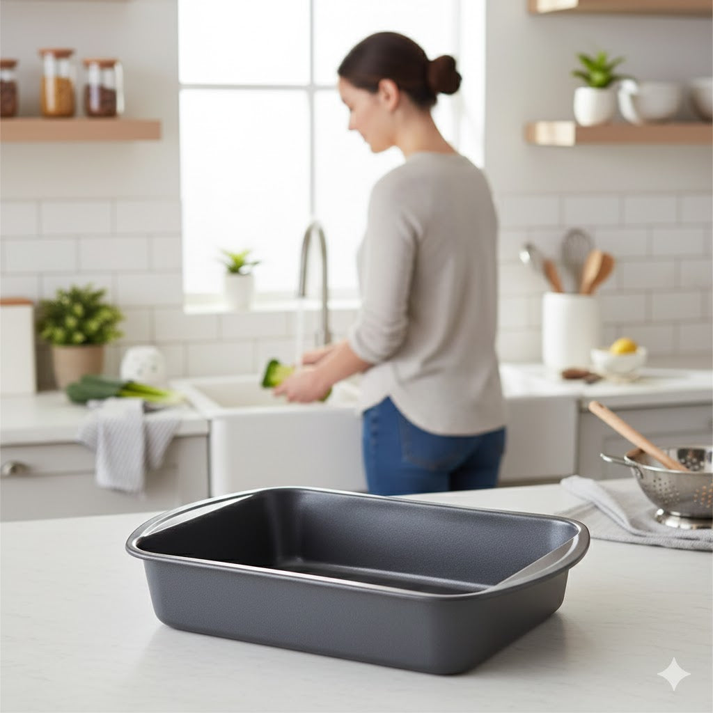 Non-Stick Roaster Tray 45 x 30.5 x 7cm for Oven Baking