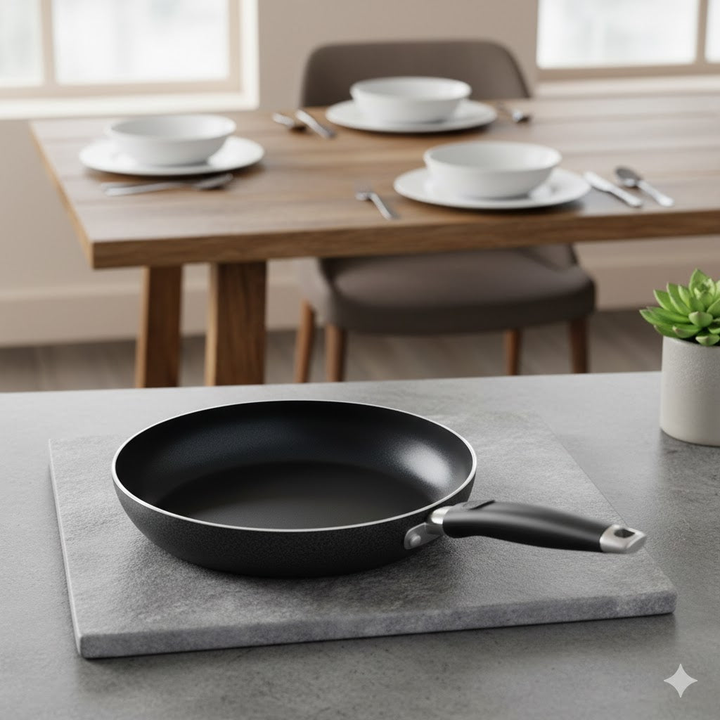 20cm Non-Stick Fry Pan with Stone Vein Coating
