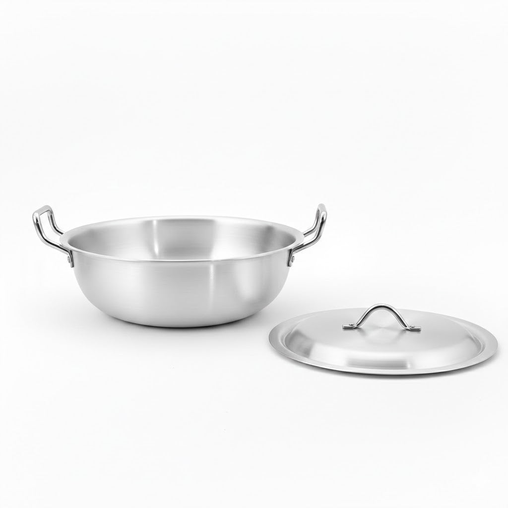 33cm Stovetop Wok with Lid