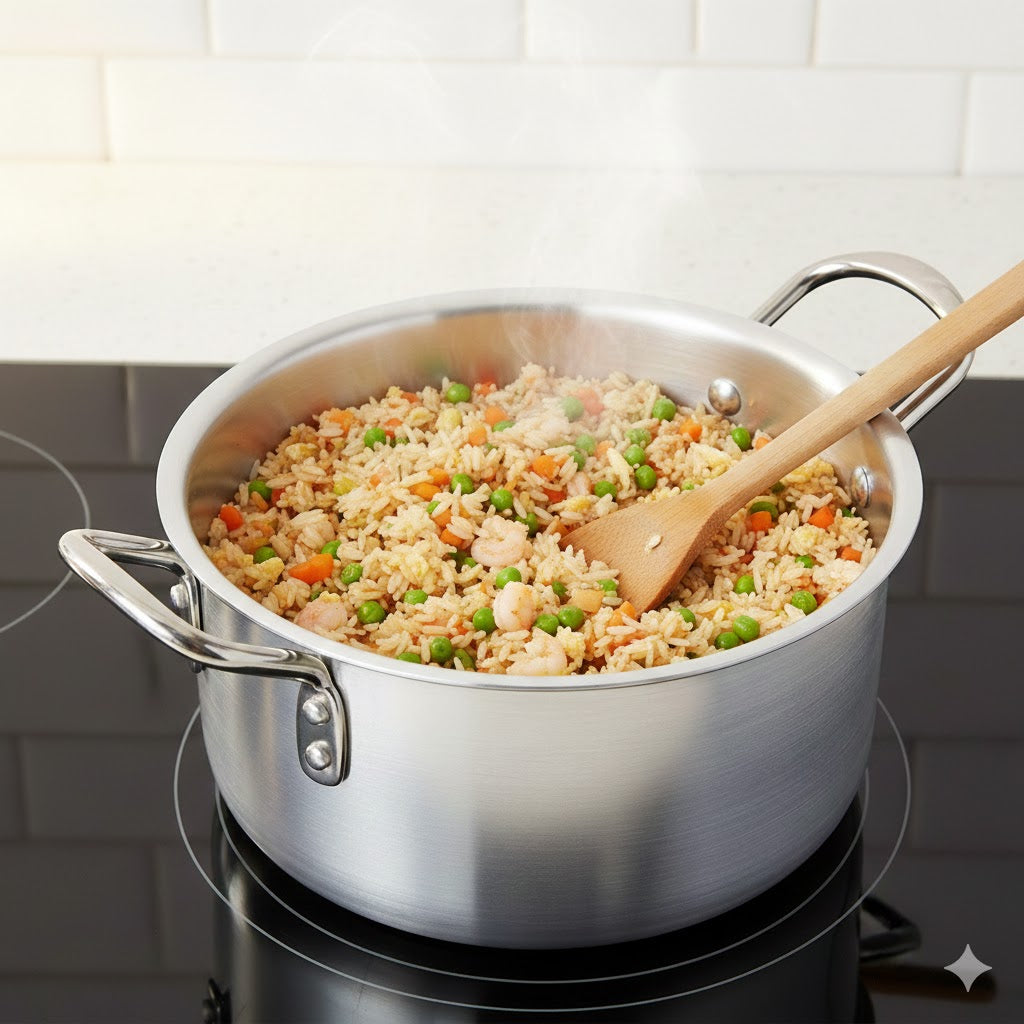 30cm Aluminium Casserole with Lid