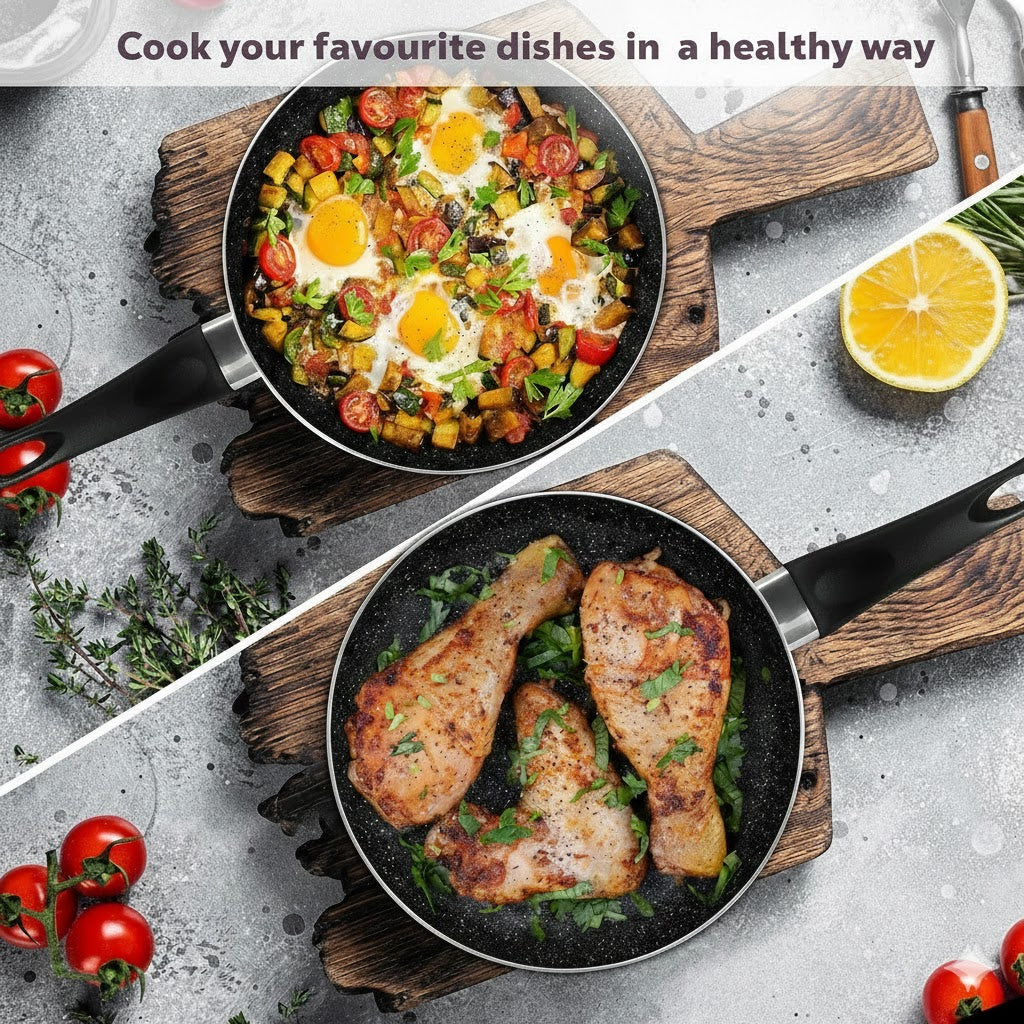 28cm Non-Stick Frypan with Induction Base