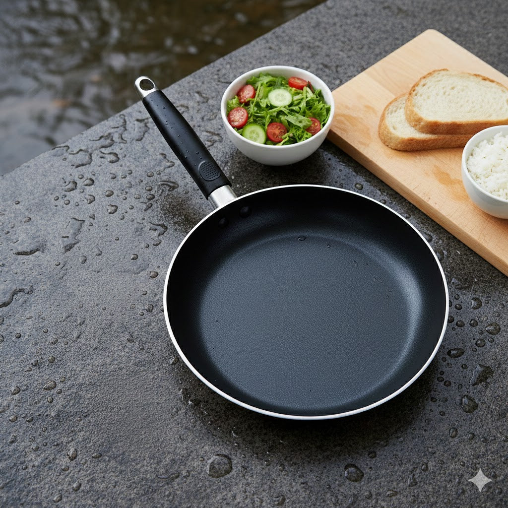 20cm Non-Stick Fry Pan with Stone Vein Coating