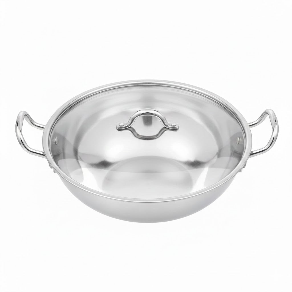24cm WOK WITH LIDS